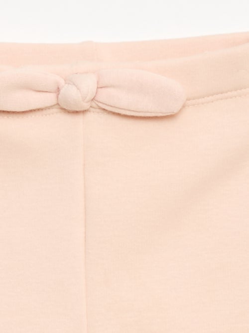 Legging forrado en felpa con lazo - Kiabi