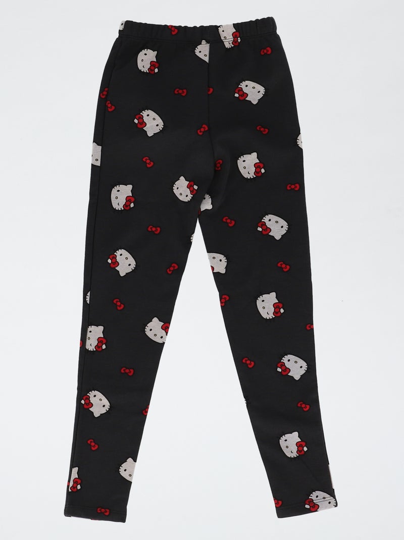 Legging forrado 'Hello Kitty' Negro - Kiabi
