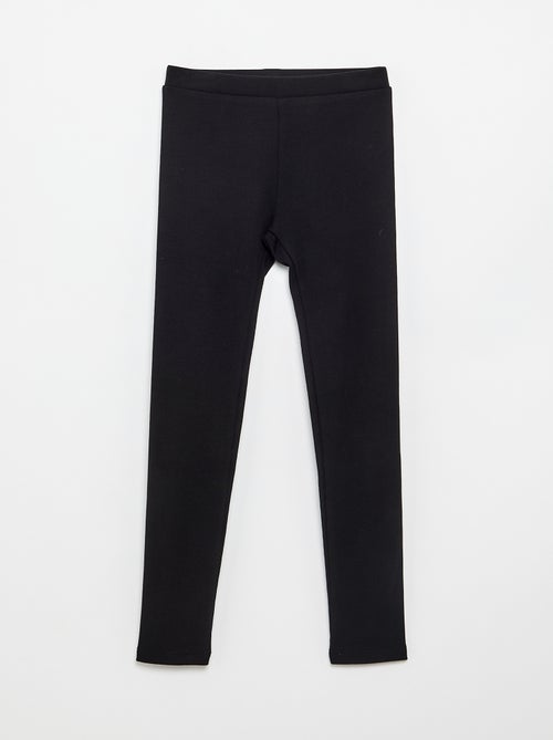 Legging largo acanalado liso - Kiabi