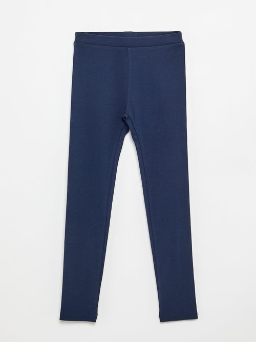 Legging largo acanalado liso - Kiabi Legging largo acanalado liso - Kiabi