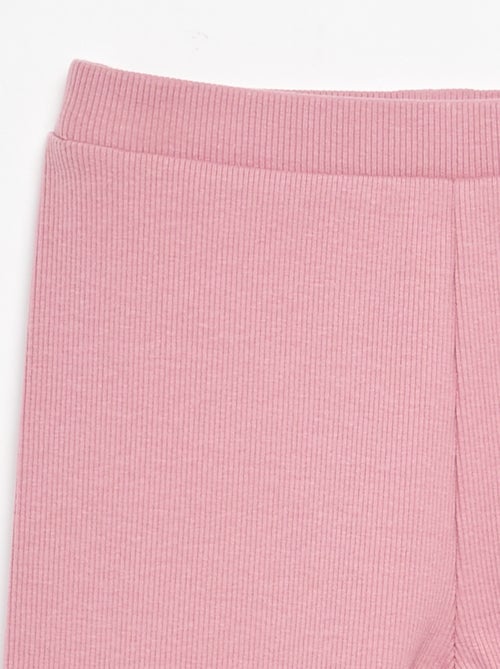 Legging largo acanalado liso - Kiabi Legging largo acanalado liso - Kiabi