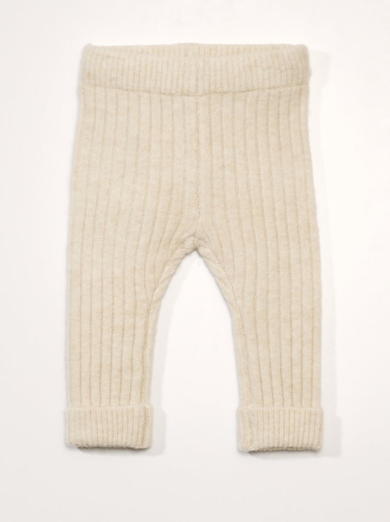 Legging largo beige - Kiabi