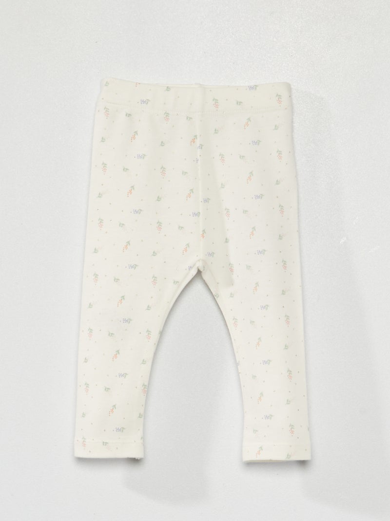 Legging largo BLANCO - Kiabi