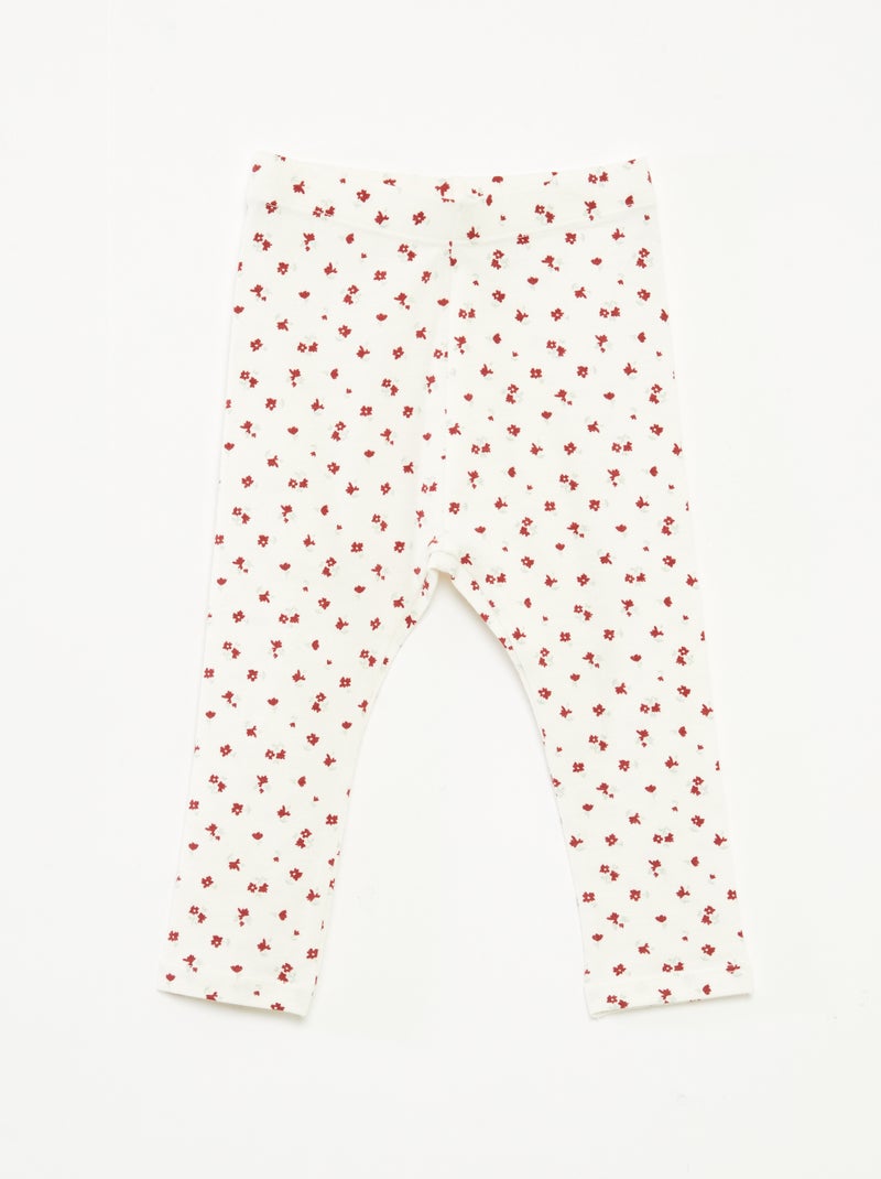 Legging largo Blanco - Kiabi