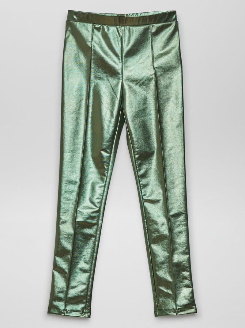 Legging largo brillante VERDE - Kiabi