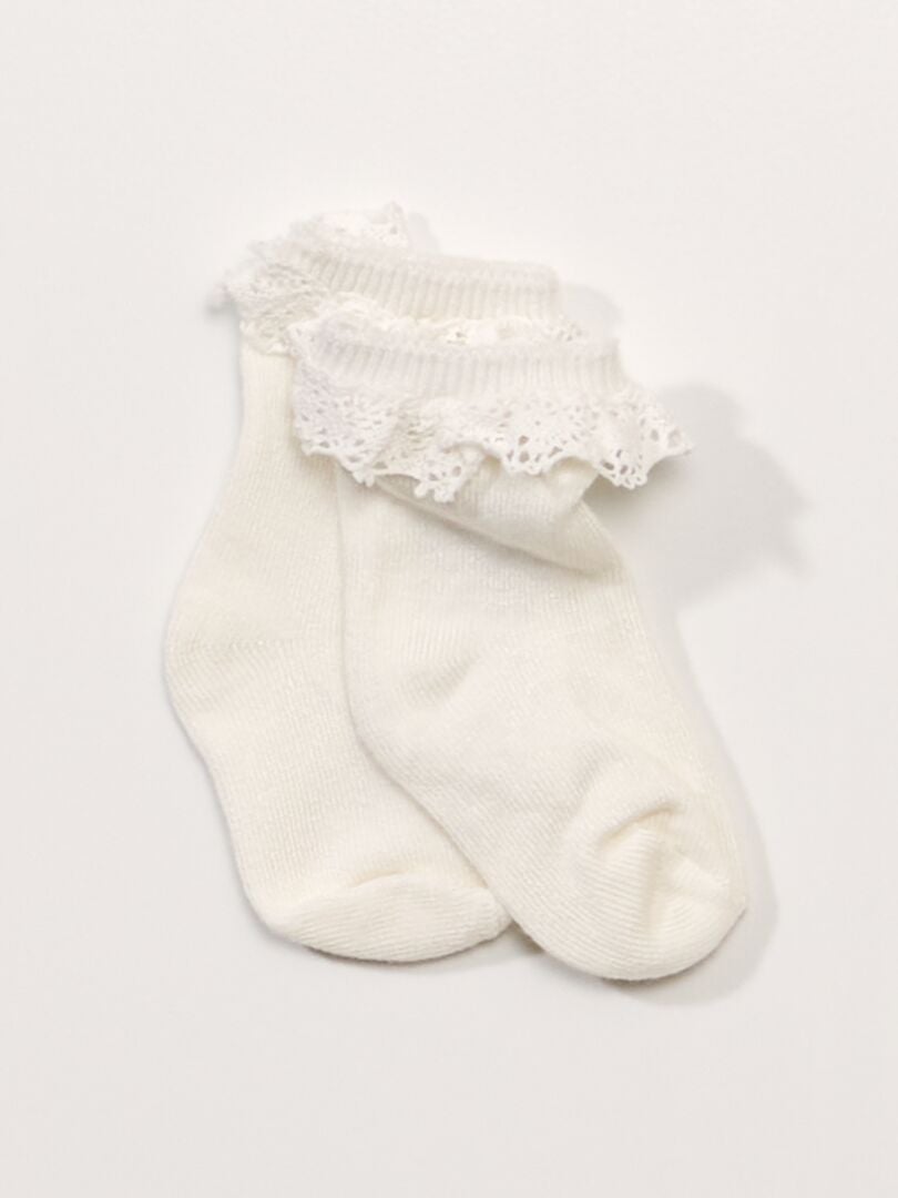 Legging largo con estampado BLANCO - Kiabi