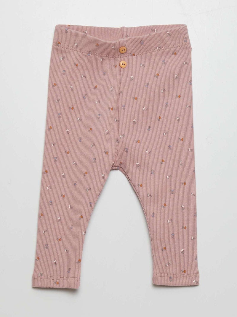 Legging largo con estampado PURPURA - Kiabi