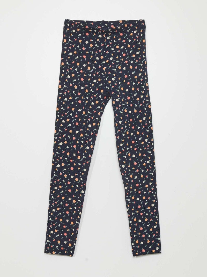 Legging largo con motivo AZUL - Kiabi