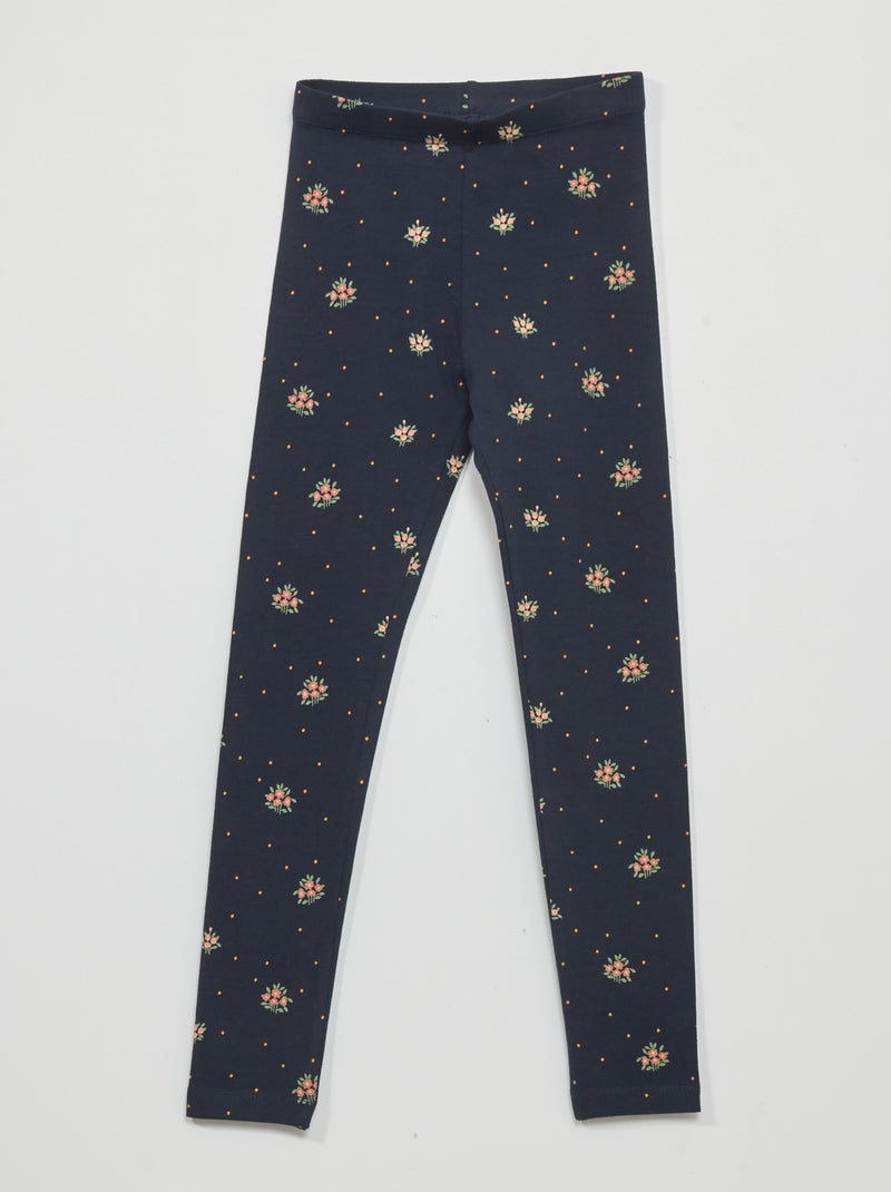 Legging largo con motivo AZUL - Kiabi