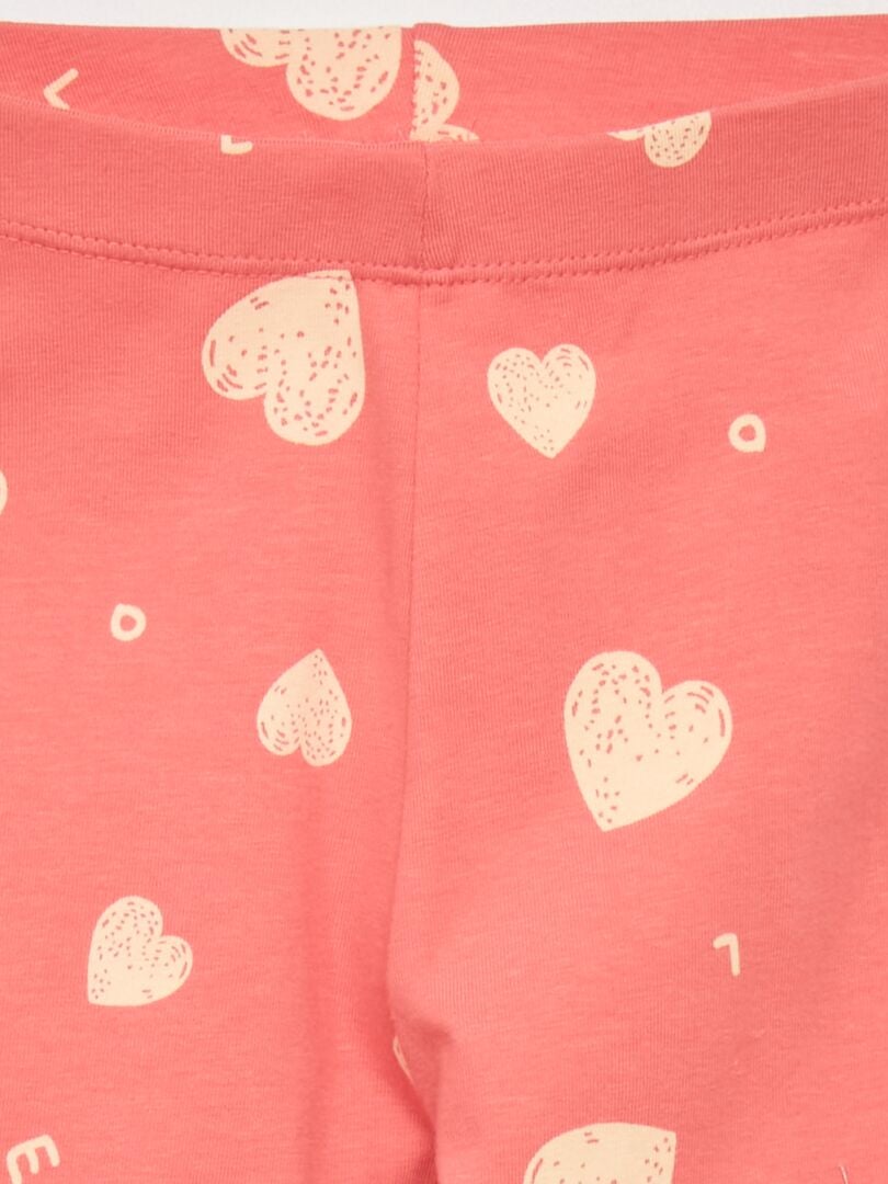 Legging largo con motivo ROSA - Kiabi