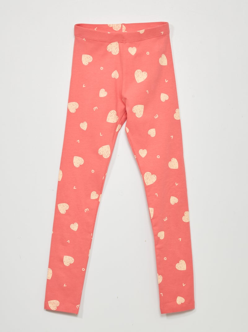 Legging largo con motivo ROSA - Kiabi