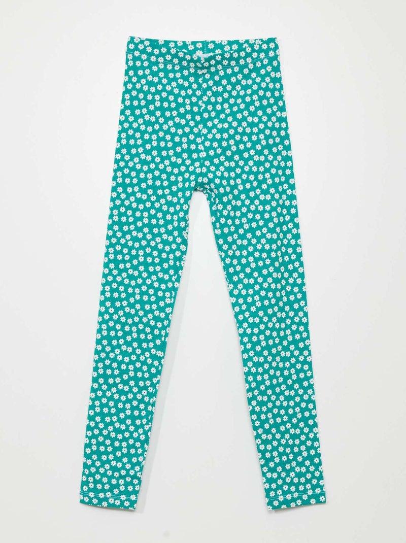 Legging largo con motivo VERDE - Kiabi