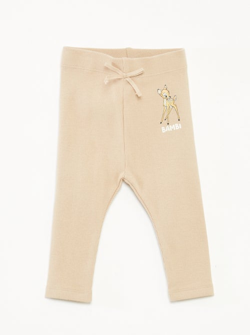 Legging largo de canalé 'Disney' - Kiabi