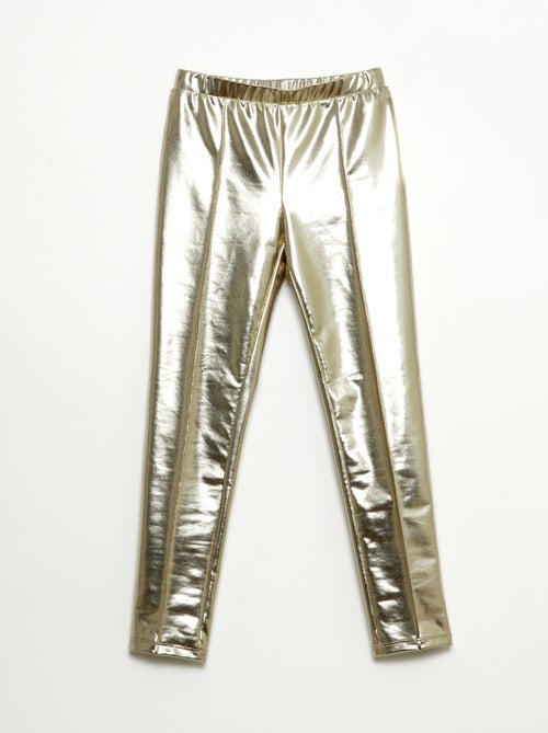 Legging largo de imitación cuero - Kiabi