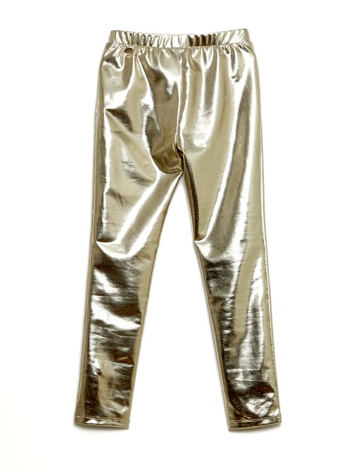 Legging largo de imitación cuero - Kiabi