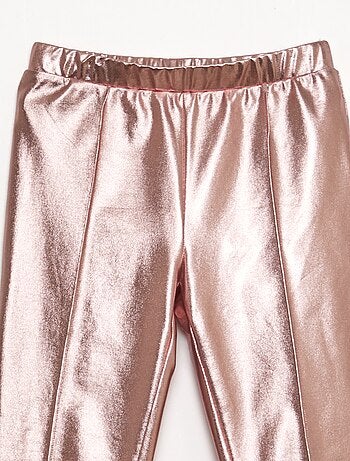 Legging largo en símil piel