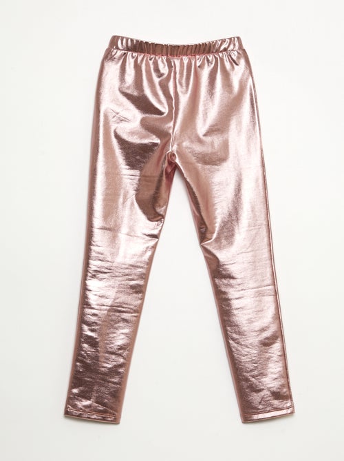 Legging largo de imitación piel - Kiabi