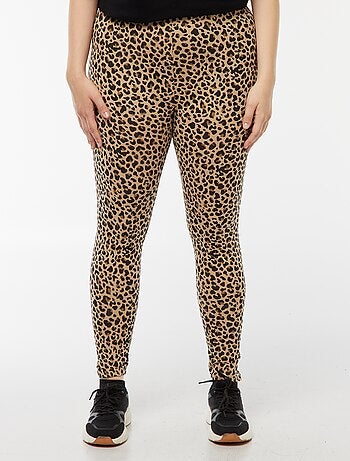 Legging largo de leopardo