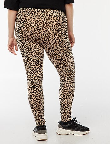 Legging largo de leopardo
