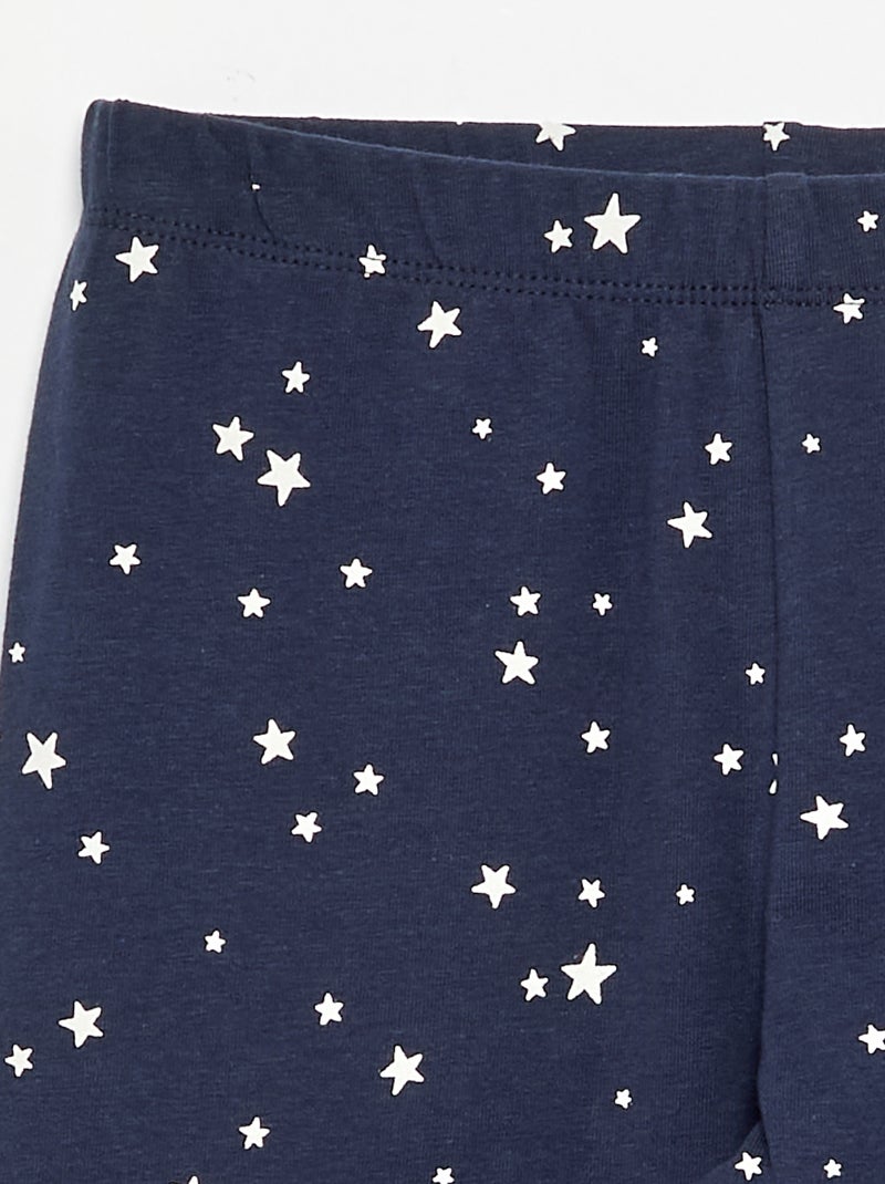 Legging largo de punto Azul - Kiabi