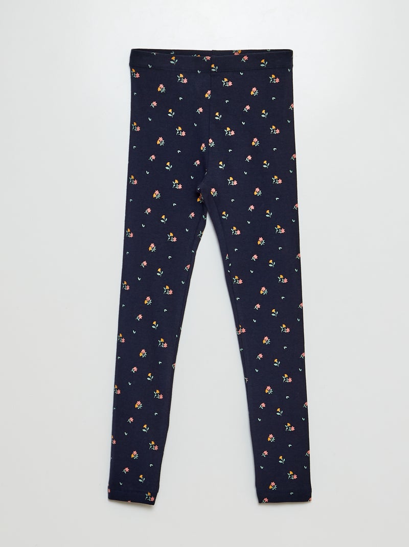 Legging largo de punto AZUL - Kiabi