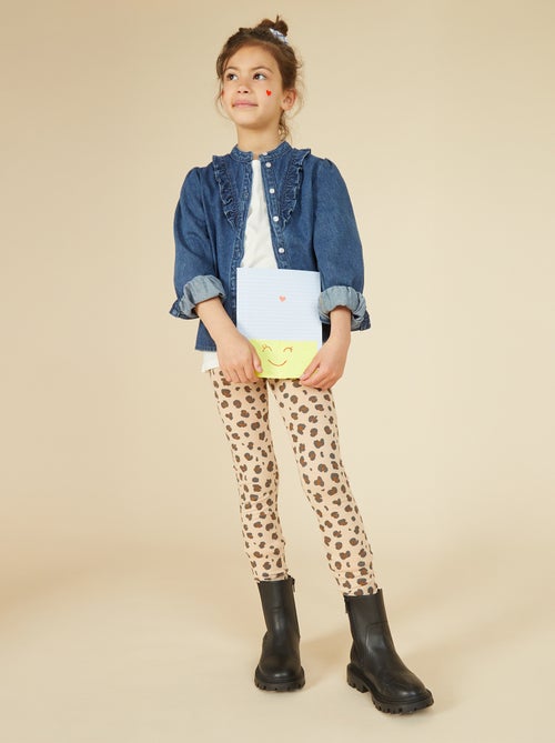 Legging largo de punto - Kiabi