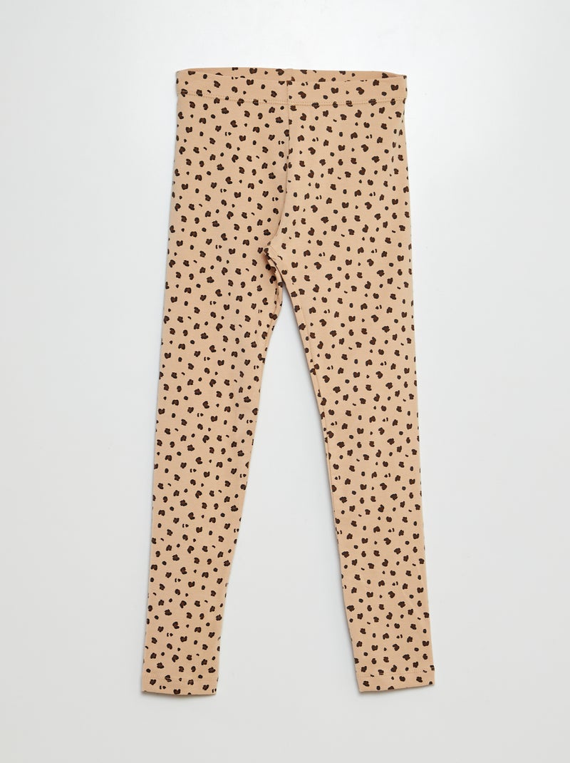 Legging largo de punto BEIGE - Kiabi