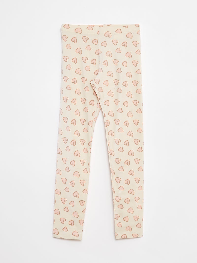 Legging largo de punto Blanco - Kiabi