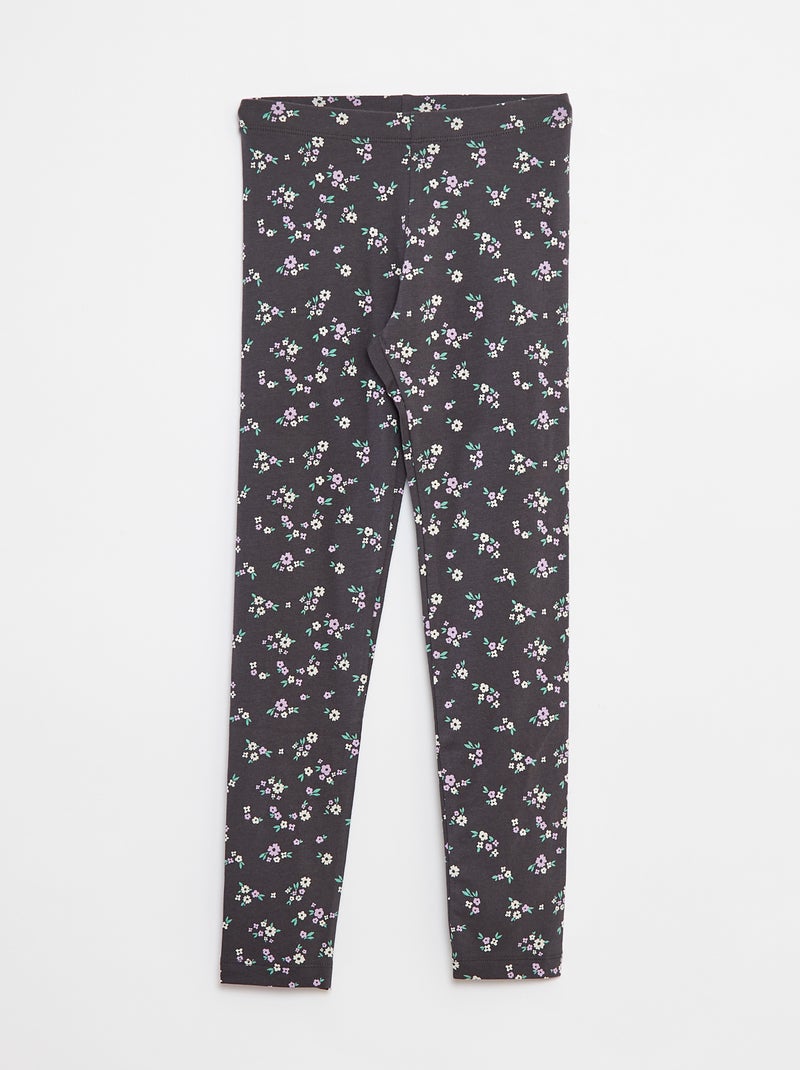 Legging largo de punto Gris - Kiabi