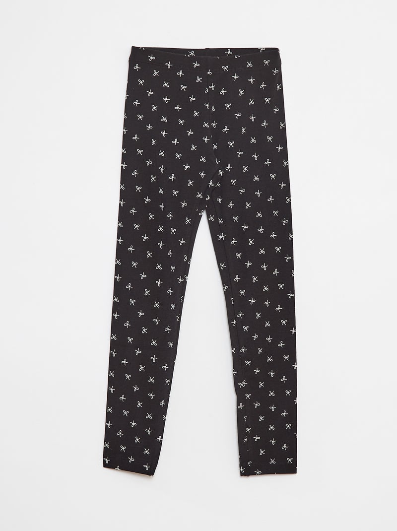Legging largo de punto Negro - Kiabi