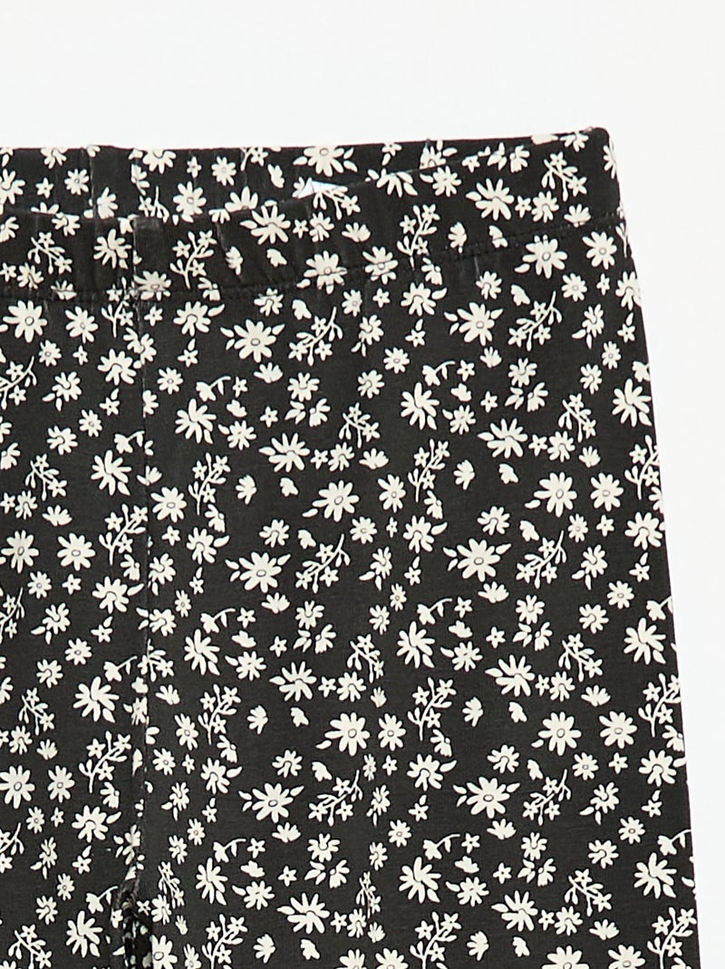 Legging largo de punto Negro - Kiabi