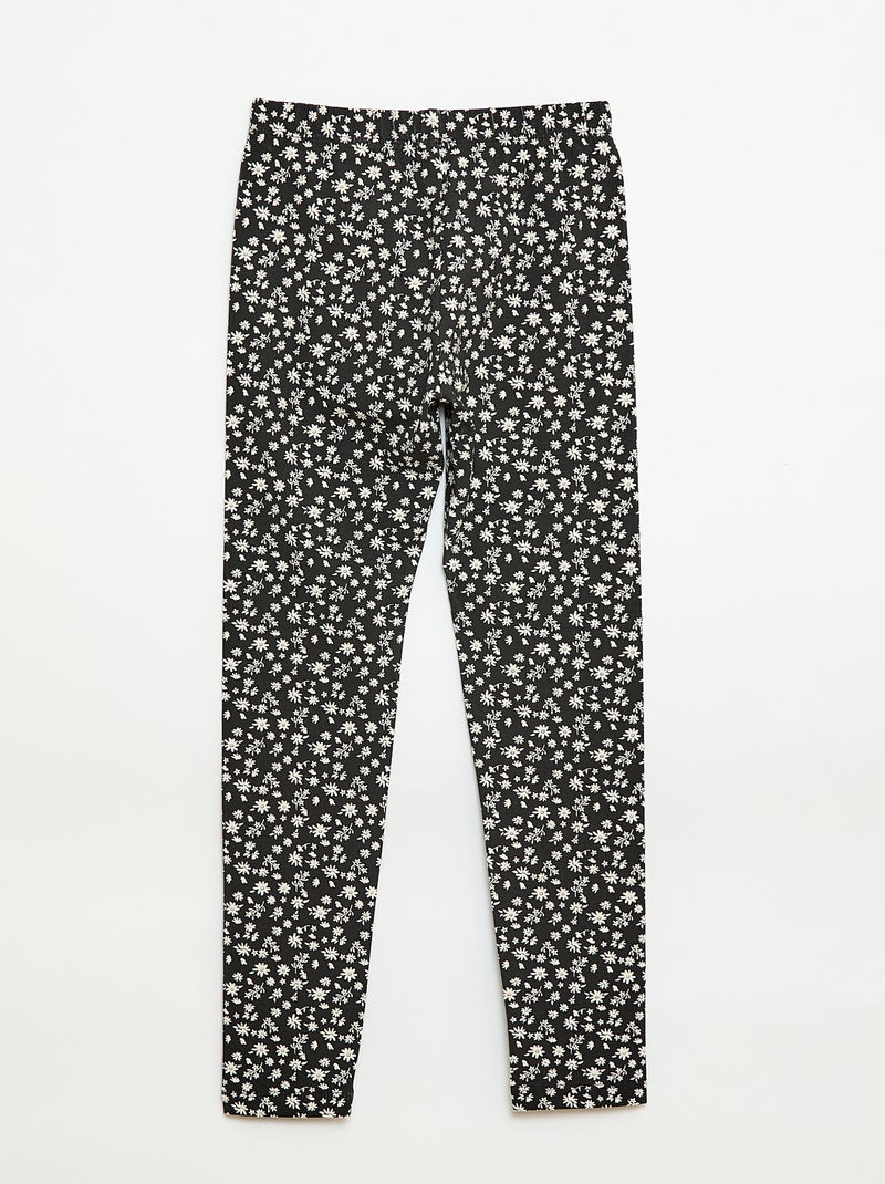 Legging largo de punto Negro - Kiabi