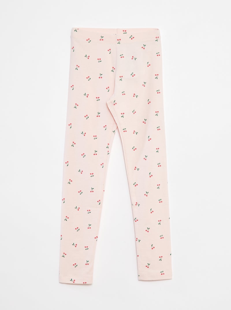 Legging largo de punto Rosa - Kiabi