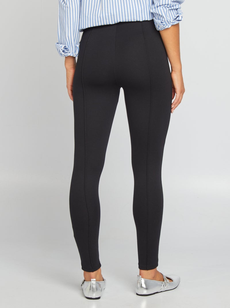 Legging largo de talle alto NEGRO - Kiabi