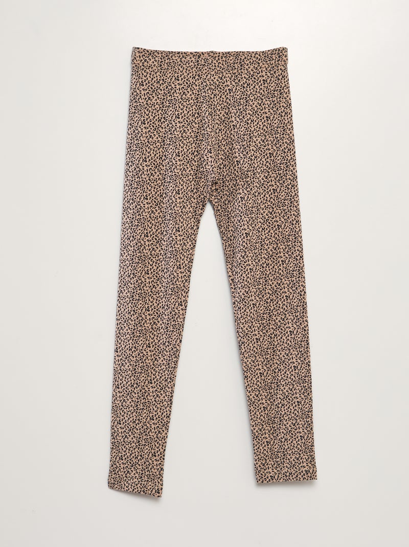 Legging largo estampado BEIGE - Kiabi