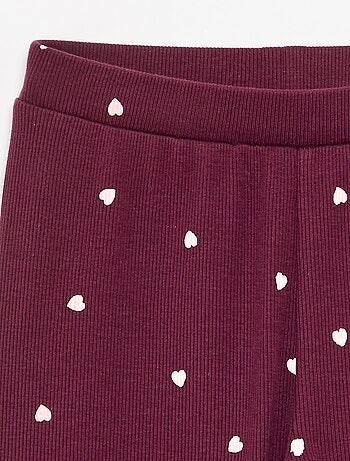 Legging largo estampado