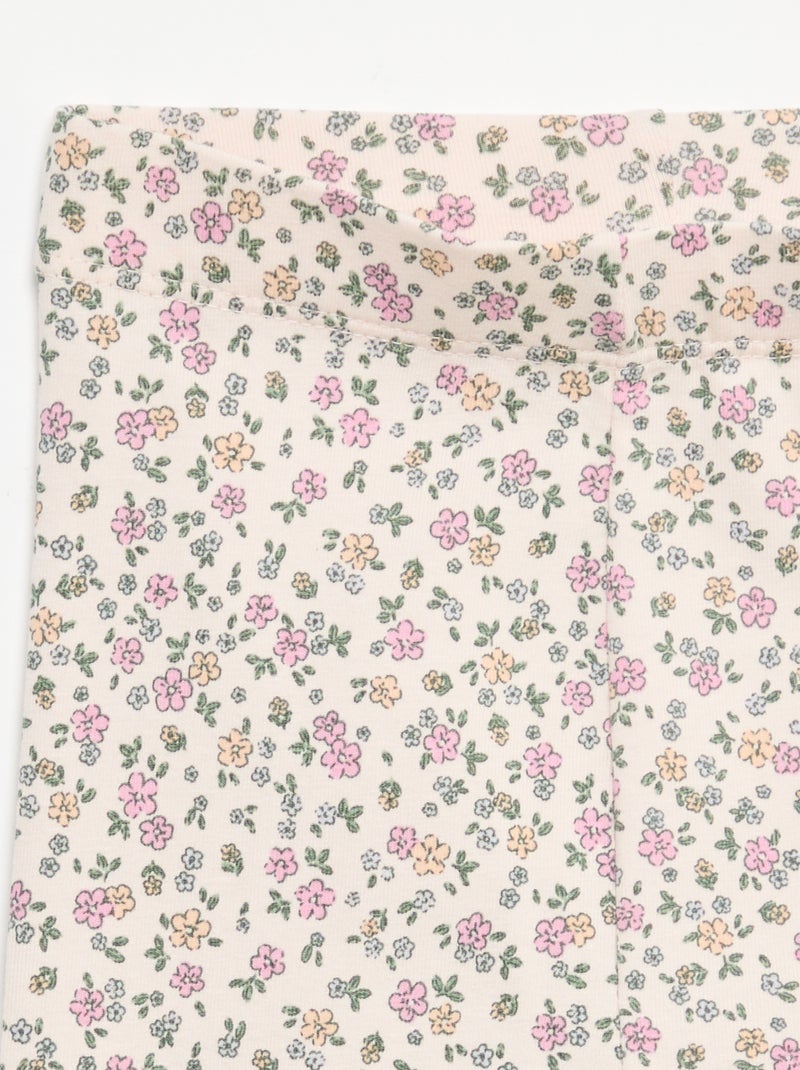 Legging largo estampado Rosa - Kiabi