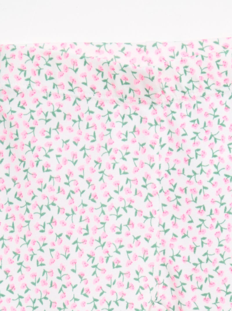 Legging largo estampado Rosa - Kiabi