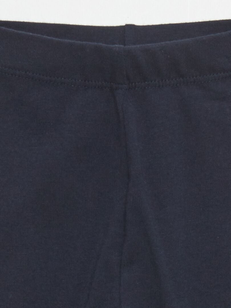 Legging largo de algodón - azul - Kiabi - 9.50€