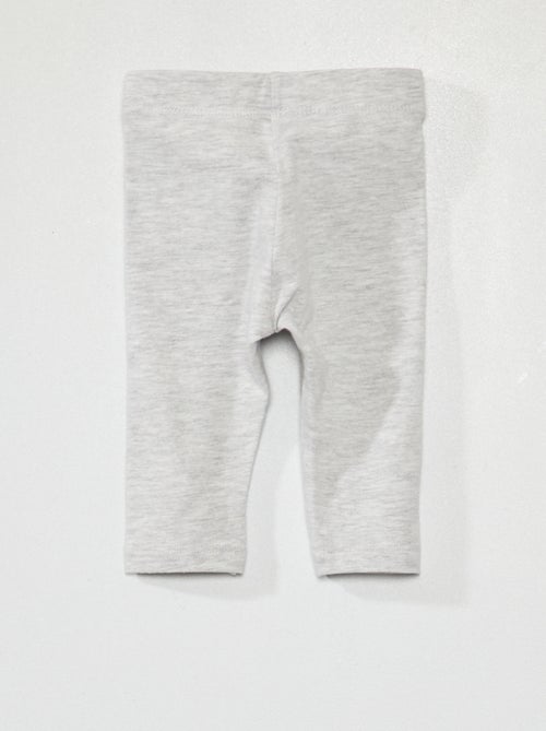 Legging largo liso de punto - Kiabi