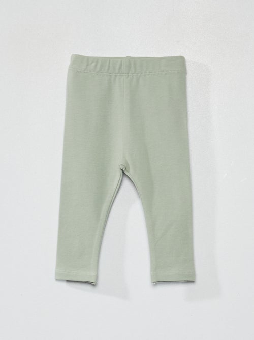 Legging largo liso de punto - Kiabi