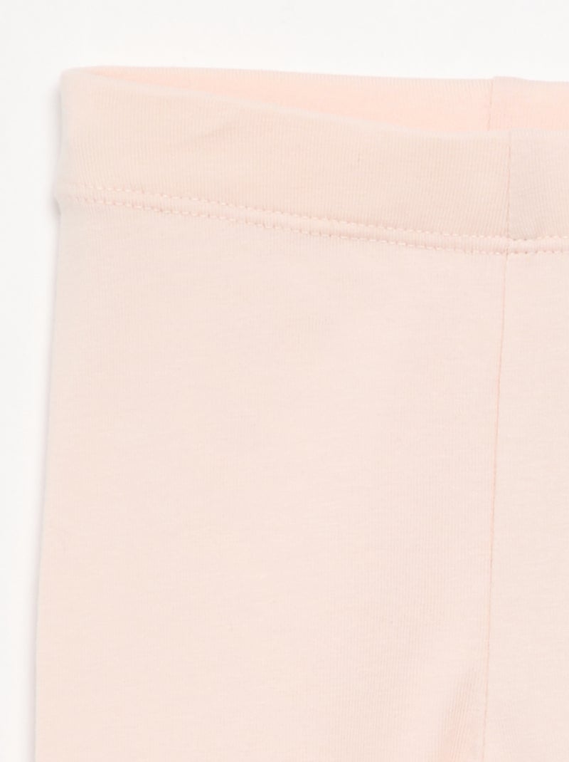 Legging largo liso Rosa - Kiabi