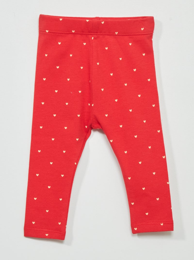 Legging largo ROJO - Kiabi