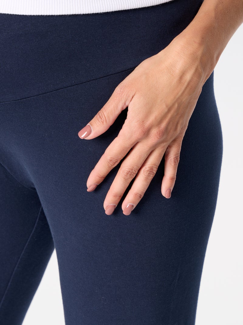Legging largo sin costuras Azul - Kiabi