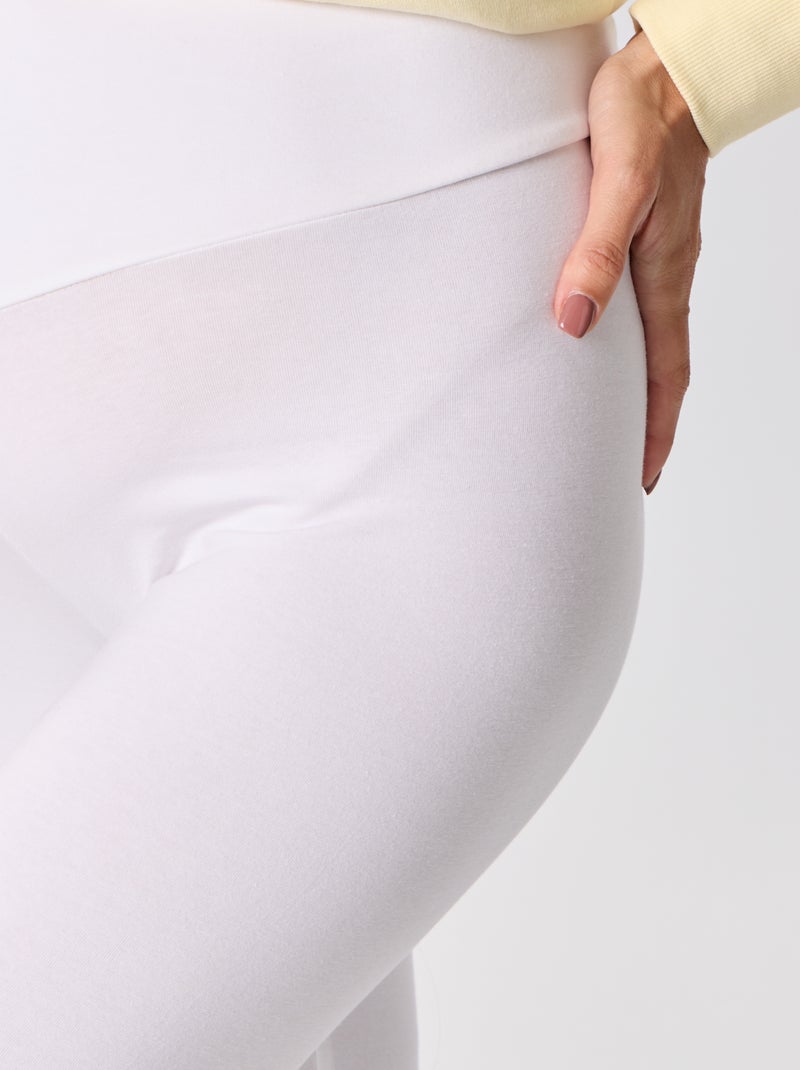 Legging largo sin costuras Blanco - Kiabi