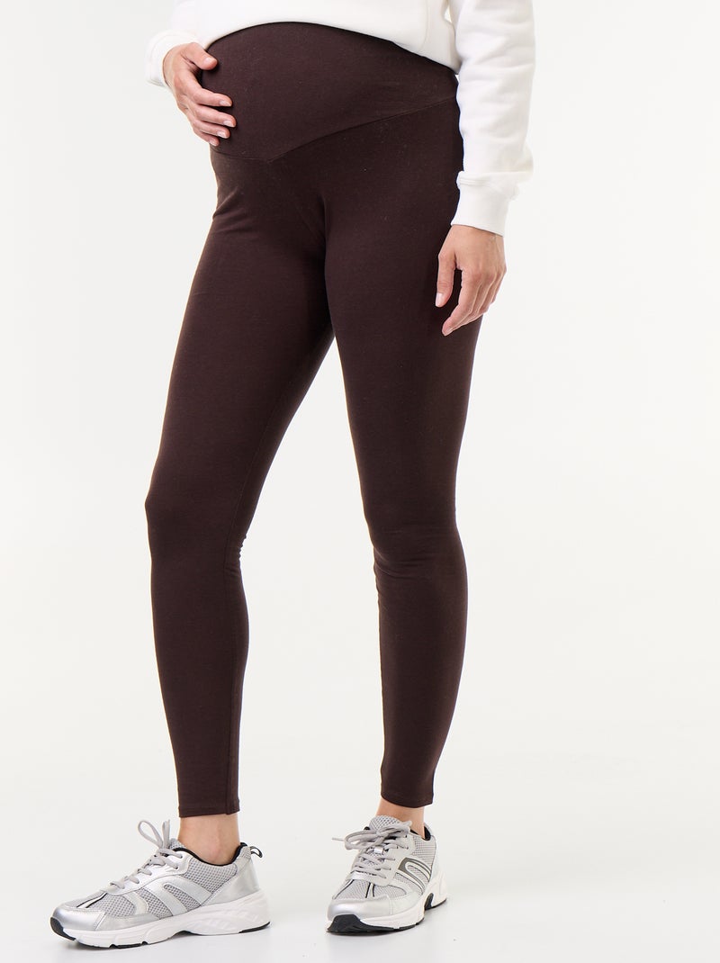 Legging largo sin costuras Marron - Kiabi