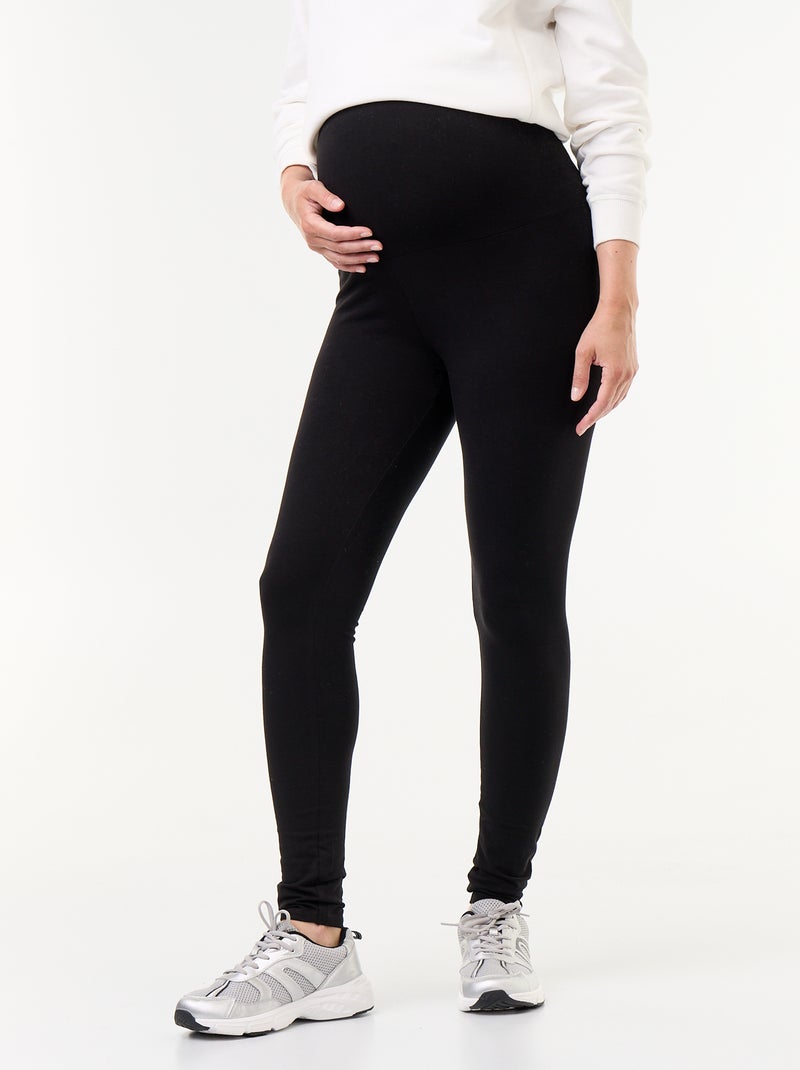 Legging largo sin costuras Negro - Kiabi