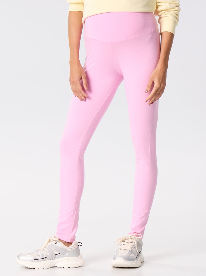 Legging largo sin costuras Rosa - Kiabi