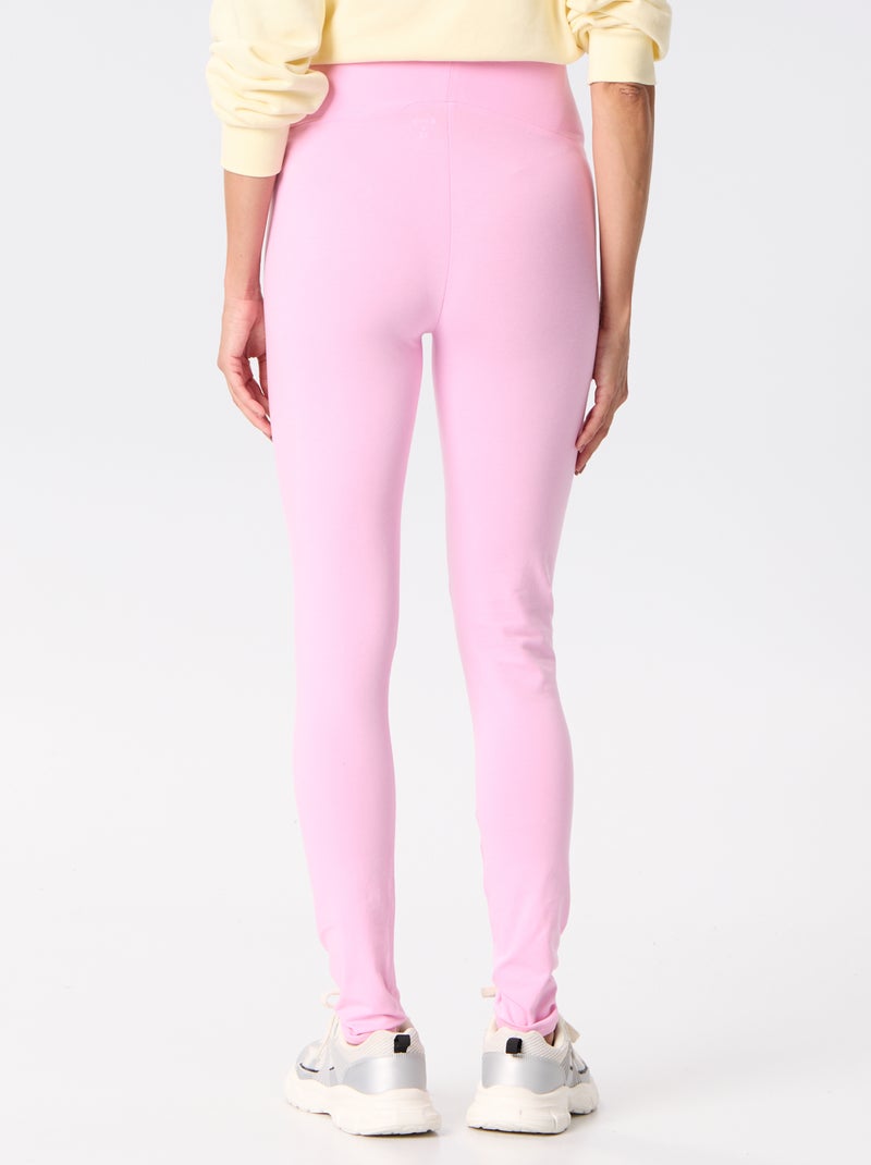 Legging largo sin costuras Rosa - Kiabi