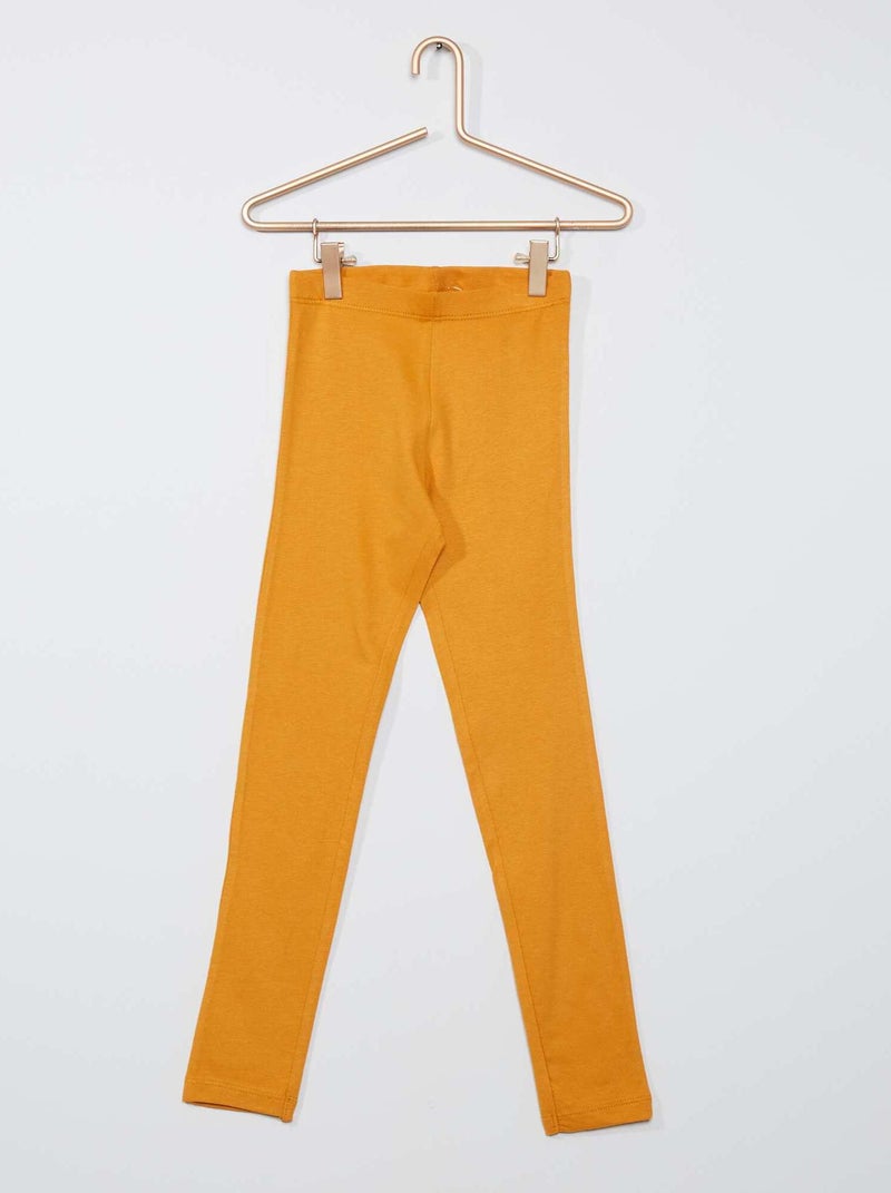 Legging largo y elástico AMARILLO - Kiabi